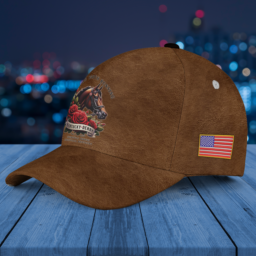 Kentucky Derby 150th Anniversary Baseball Cap