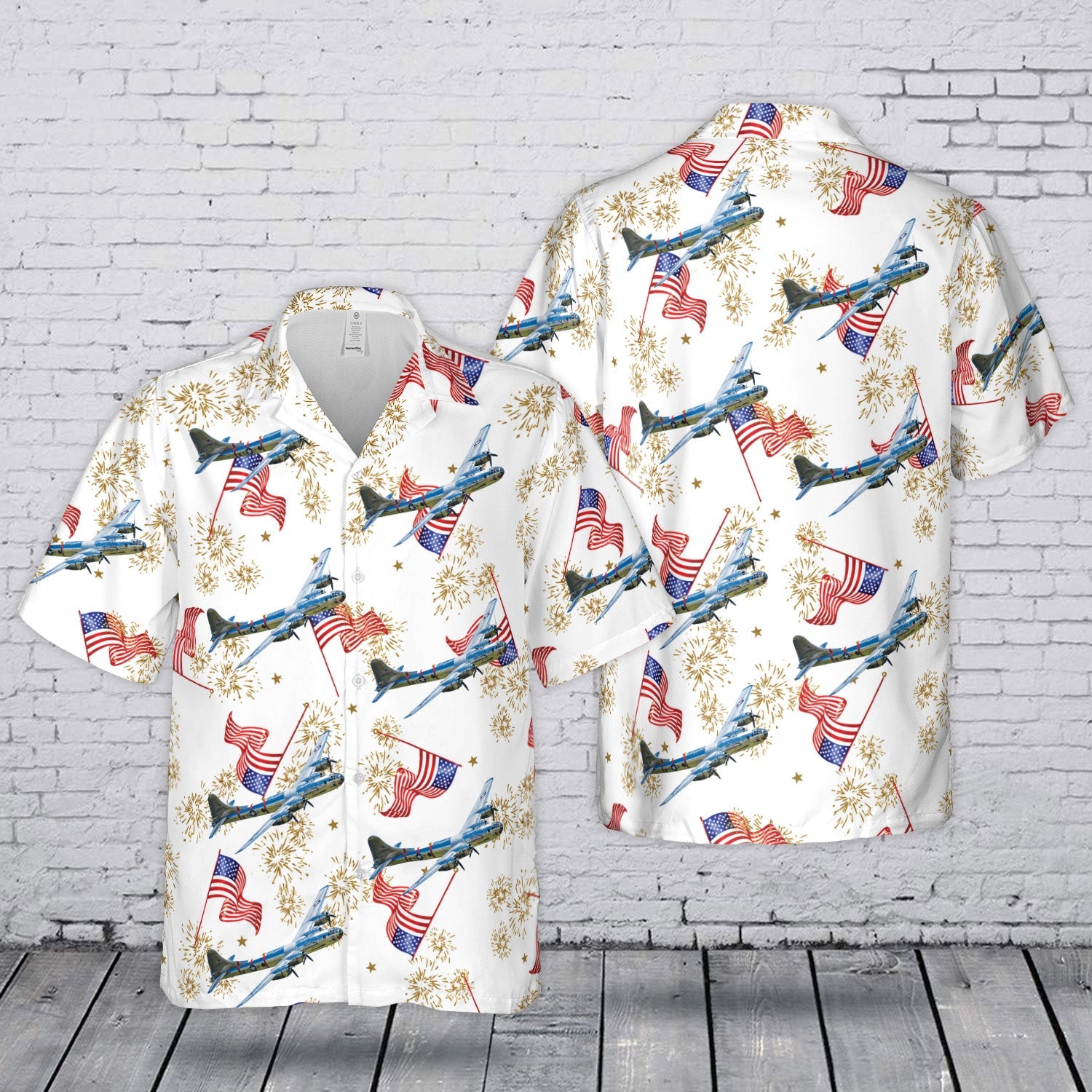 US Air Force Boeing B-29 Superfortress 4th July 250th Anniversary 1776-2026 Hawaiian Shirt