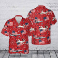 US Air Force Boeing E-3 Sentry 4th July 250th Anniversary 1776-2026 Hawaiian Shirt