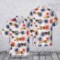 US Air Force Curtiss JN-4 "Jenny" 4th July 250th Anniversary 1776-2026 Hawaiian Shirt