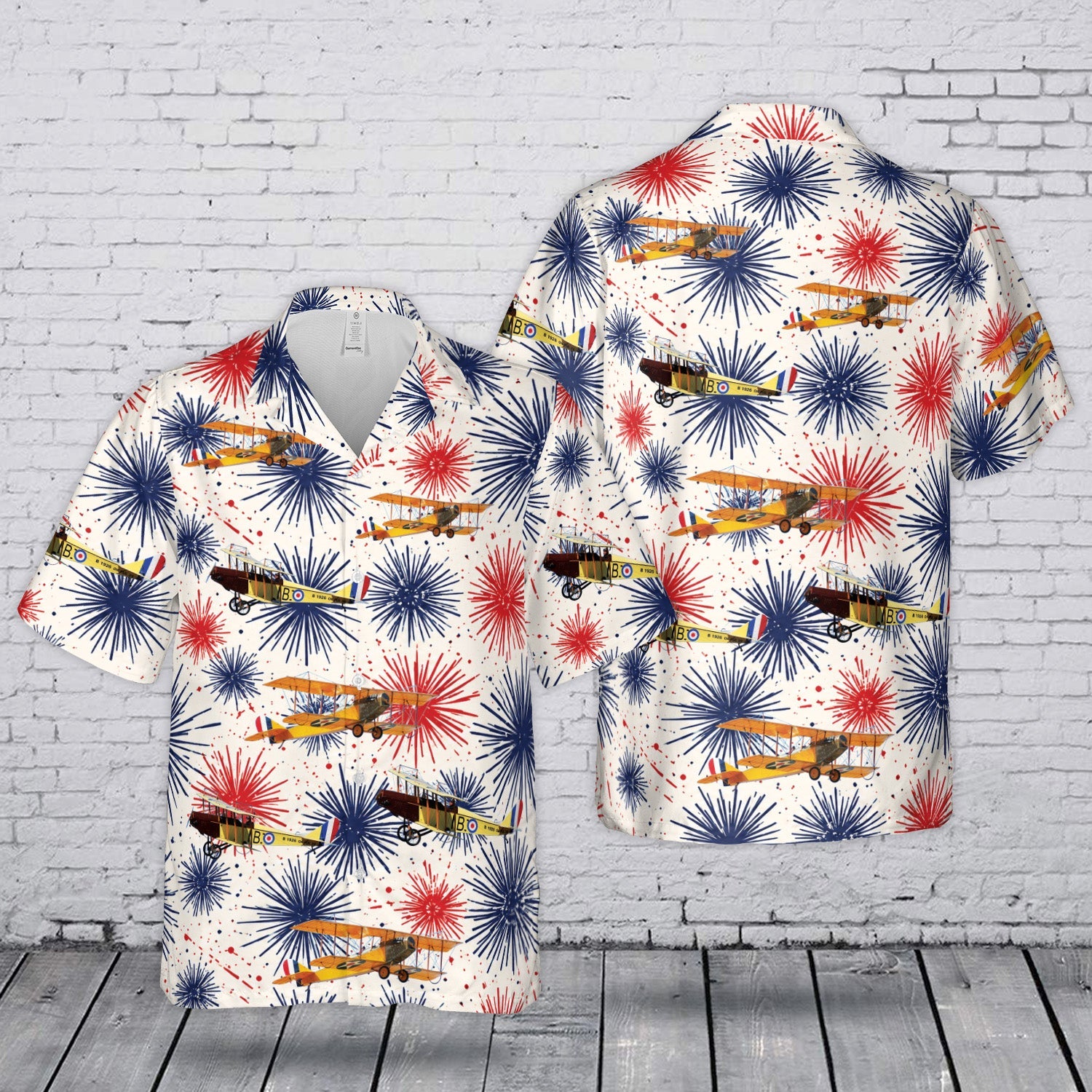US Air Force Curtiss JN-4 "Jenny" 4th July 250th Anniversary 1776-2026 Hawaiian Shirt
