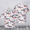 US Air Force Northrop Grumman E-2 Hawkeye 4th July 250th Anniversary 1776-2026 Hawaiian Shirt