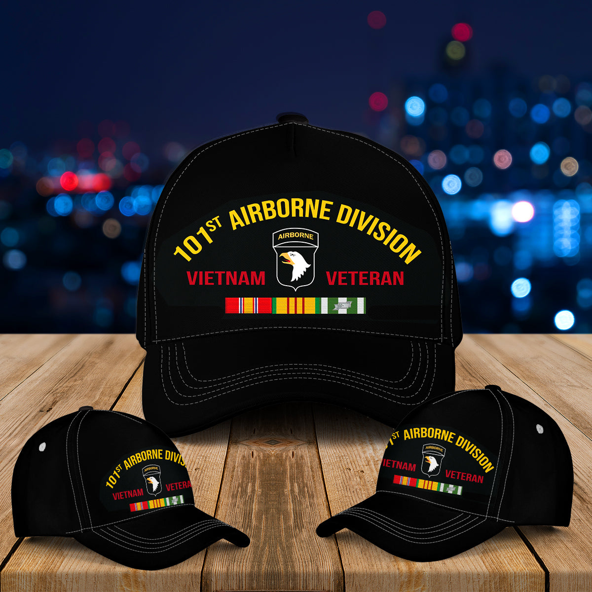US Army 101st Airborne Division Vietnam Veteran Baseball Cap