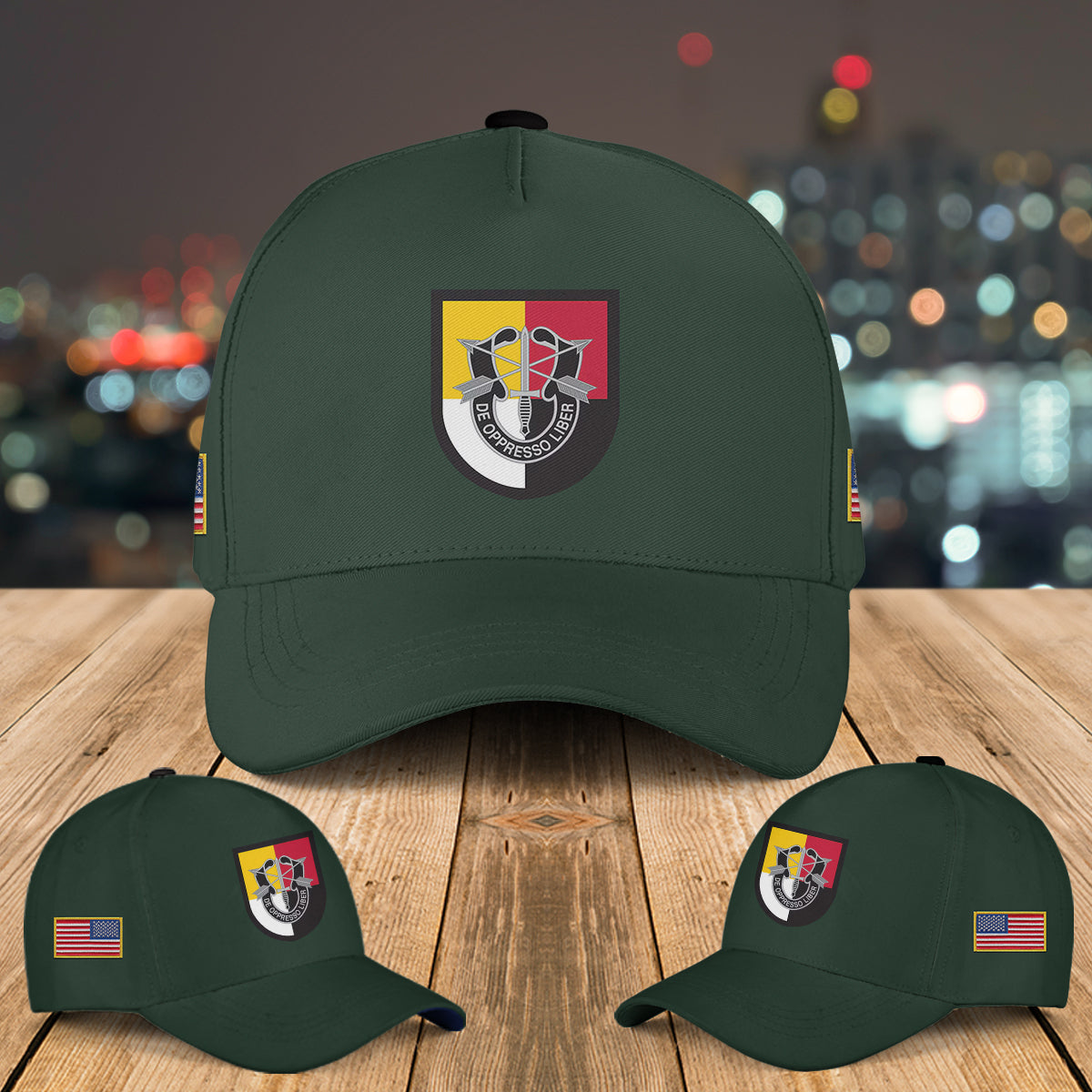 US Army 3rd Special Forces Group (3rd SFG) - Beret Flash Patch Baseball Cap