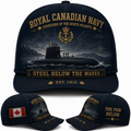 Royal Canadian Navy Steel Below The Waves Baseball Cap