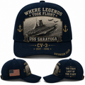 USS Saratoga CV-3 Where Shipmates Meet Again Baseball Cap Reunion 2026