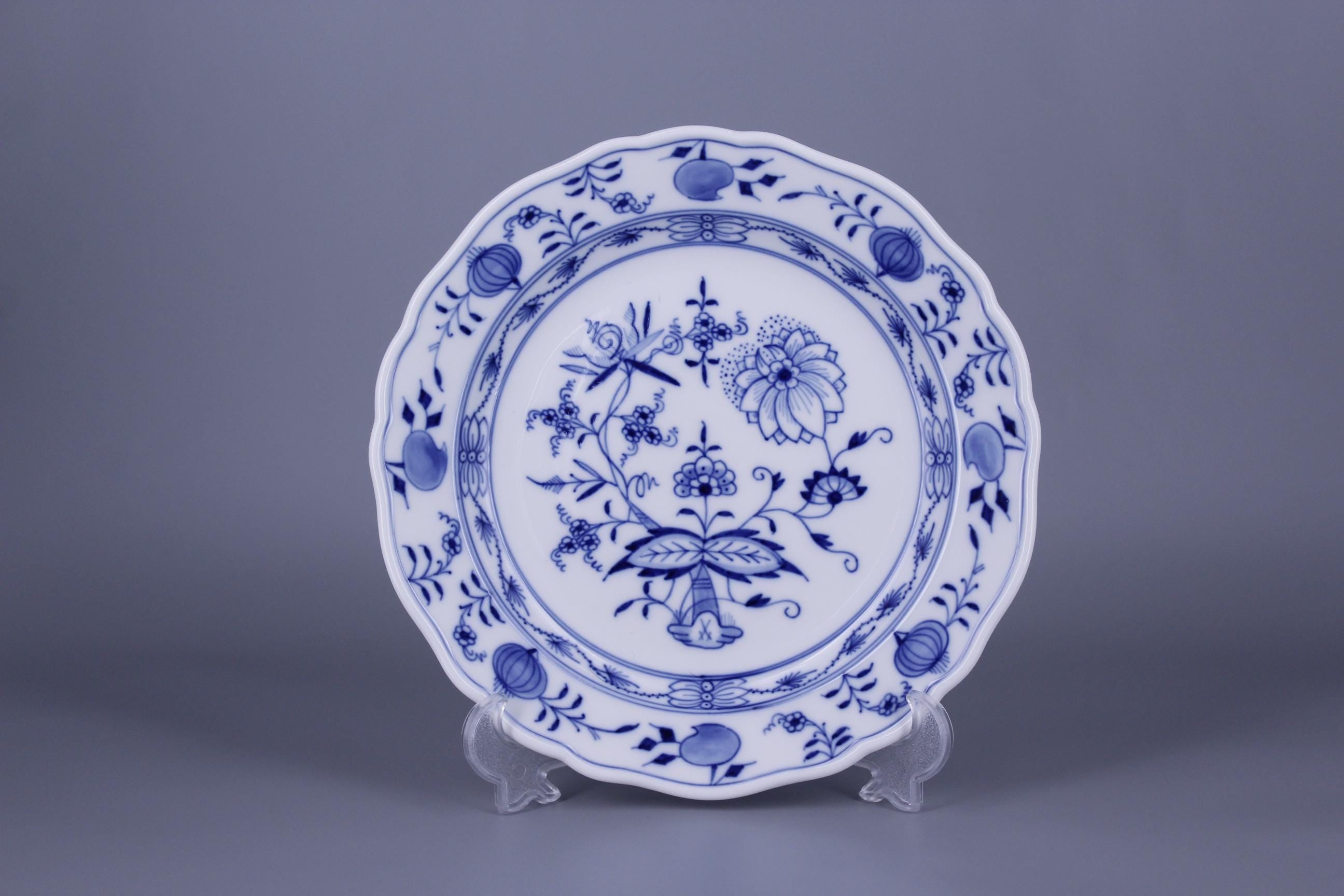 Rare Meissen Blue Onion Dinner Plate – 25 Cm, 1950s, Vintage German Porcelain