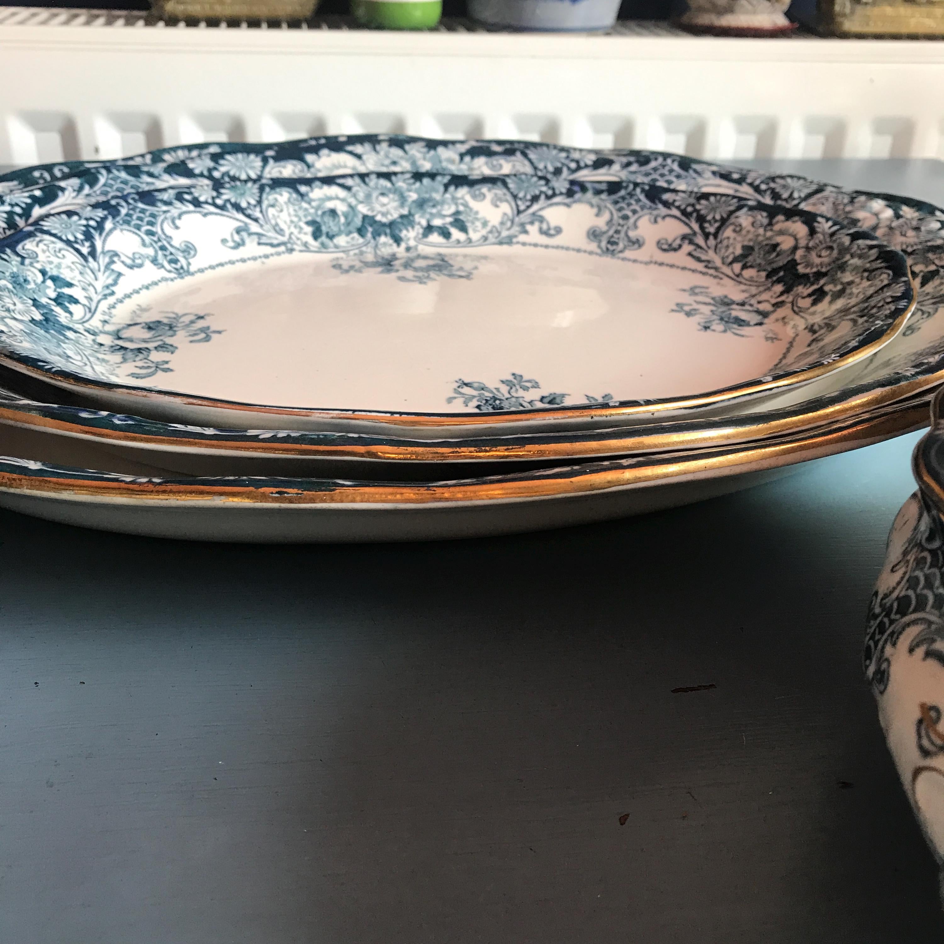 Antique J. H. W & Sons Hanley ‘belmont’ Dinner Service