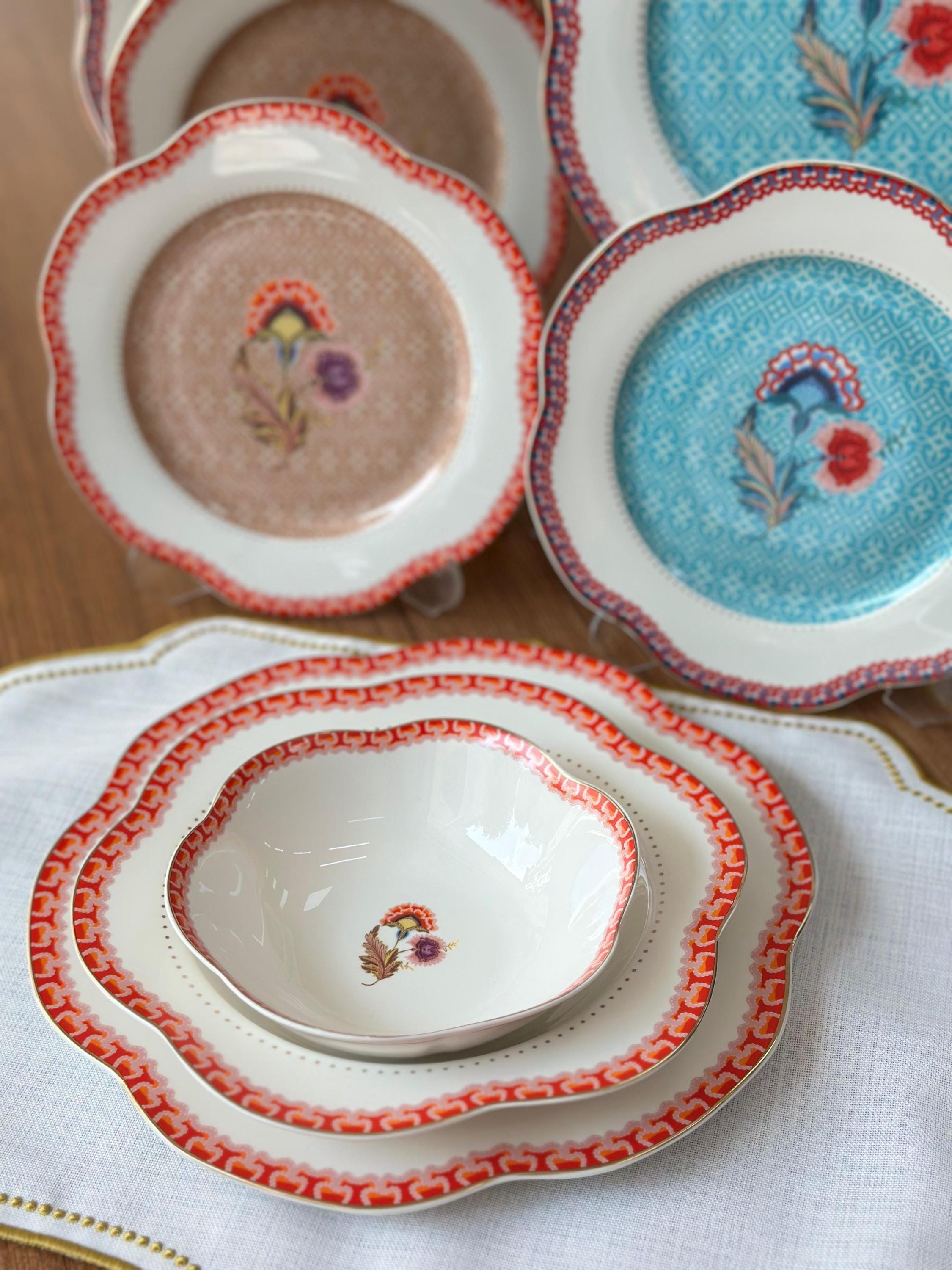 Porcelain Dinnerware Set For 6 People 24 Pieces | Porio Elegant Tableware