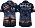 U.S Air Force B-52 Stratofortress Veteran Hawaiian Shirt