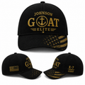 Custom US Navy Chief GOAT Legacy Baseball Cap Personalized Name Rank E7 E8 E9 Veteran Military Hat