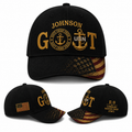 Custom US Navy Chief GOAT Legacy Baseball Cap Personalized Name Rank E7 E8 E9 Veteran Military Hat