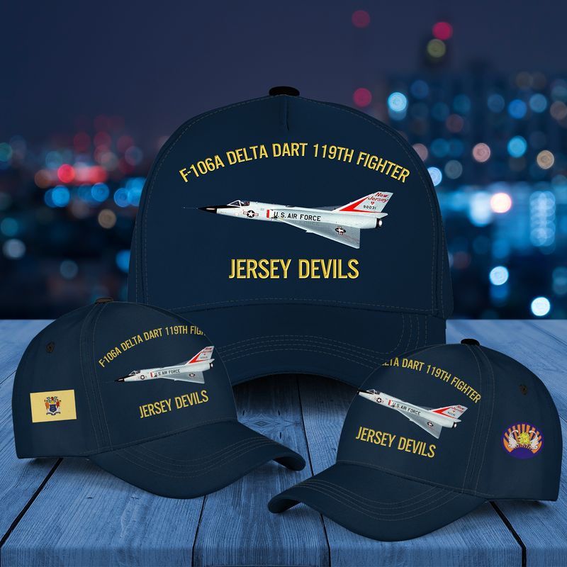 New Jersey Air National Guard F-106A Delta Dart 119th Fighter Interceptor Squadron, 177th Fighter Interceptor Group Baseball Cap